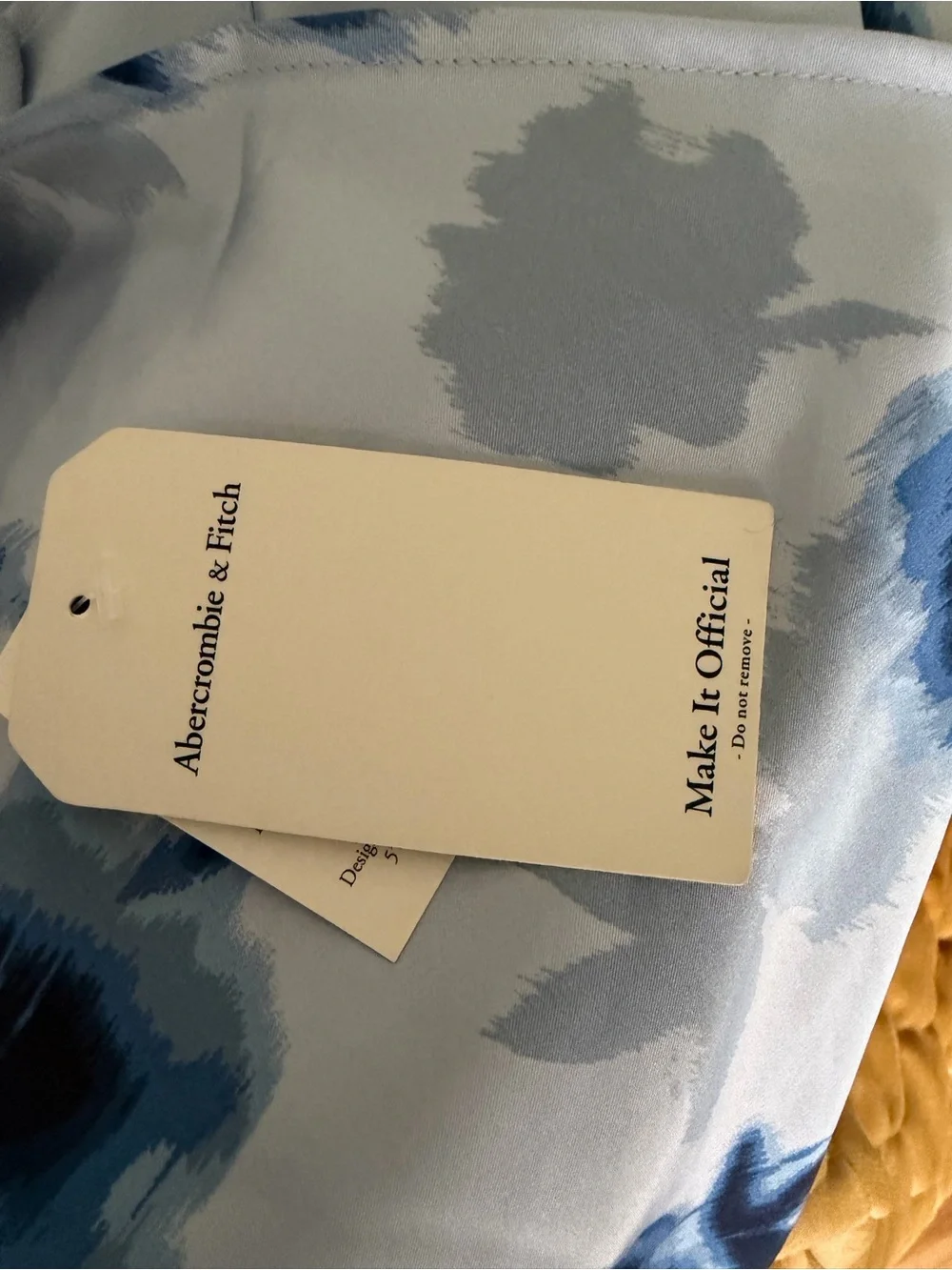 NWT Abercrombie Cowl Neck Draped Maxi midi Dress in Blue Floral small petite